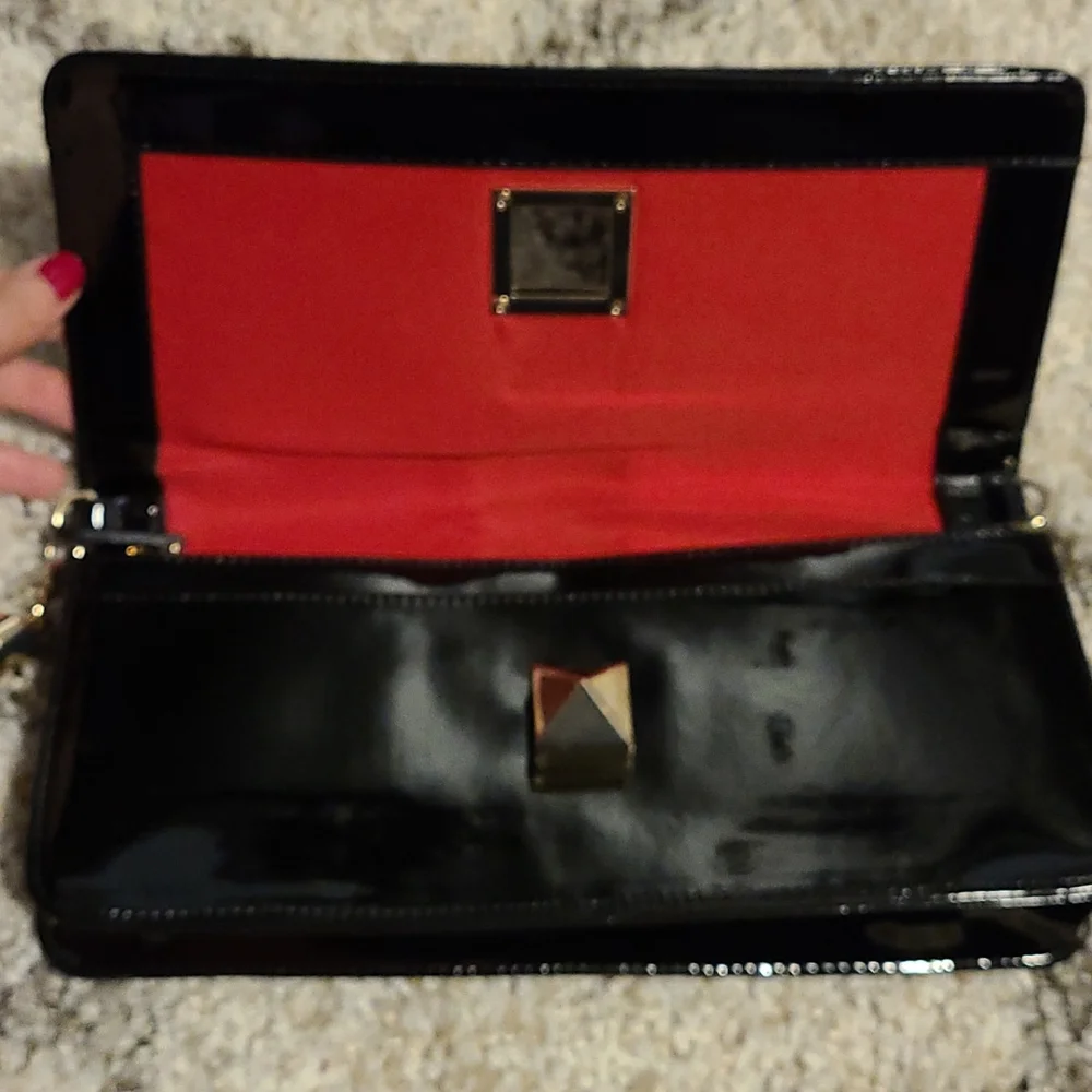 NWOT Tiger Print White House Black Market Crossbody Clutch - Picture 5 of 12